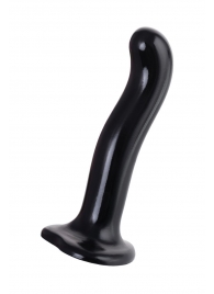 Черный стимулятор для пар P G-Spot Dildo Size M - 18 см. - Strap-on-me - в Сергиевом Посаде купить с доставкой