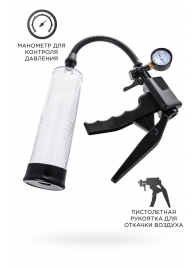 Прозрачная механическая помпа для пениса Viggo - Sexus - в Сергиевом Посаде купить с доставкой