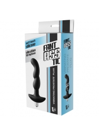 Черная вибропробка для простаты FantASStic Vibrating Prostate Plug - 14,5 см. - Dream Toys - в Сергиевом Посаде купить с доставкой