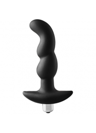 Черная вибропробка для простаты FantASStic Vibrating Prostate Plug - 14,5 см. - Dream Toys - в Сергиевом Посаде купить с доставкой