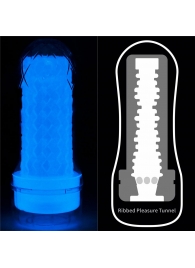 Светящийся в темноте мастурбатор Lumino Play Masturbator Ribbed - Lovetoy - в Сергиевом Посаде купить с доставкой