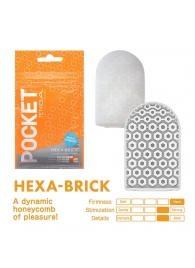 Карманный мастурбатор HEXA-BRICK - Tenga - в Сергиевом Посаде купить с доставкой