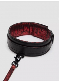 Стильный ошейник с поводком Reversible Faux Leather Collar and Lead - Fifty Shades of Grey - купить с доставкой в Сергиевом Посаде