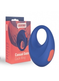 Синее эрекционное кольцо RRRING Casual Date Cock Ring - FeelzToys - в Сергиевом Посаде купить с доставкой