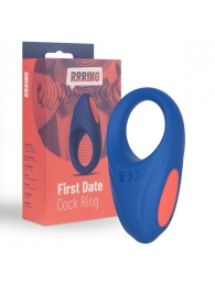 Синее эрекционное кольцо RRRING First Date Cock Ring - FeelzToys - в Сергиевом Посаде купить с доставкой