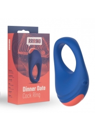 Синее эрекционное кольцо RRRING Dinner Date Cock Ring - FeelzToys - в Сергиевом Посаде купить с доставкой