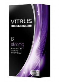 Презервативы с утолщённой стенкой VITALIS PREMIUM strong - 12 шт. - Vitalis - купить с доставкой в Сергиевом Посаде