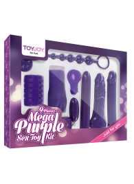 Эротический набор Toy Joy Mega Purple - Toy Joy - купить с доставкой в Сергиевом Посаде