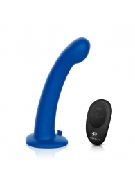 Синяя насадка Remote Control P-Spot G-Spot с черными трусиками - 20 см. - Pegasus - купить с доставкой в Сергиевом Посаде