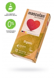 Экологически чистые презервативы Masculan Organic - 10 шт. - Masculan - купить с доставкой в Сергиевом Посаде