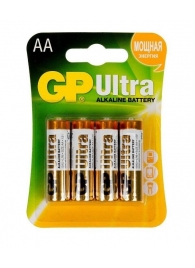 Батарейки алкалиновые GP Ultra Alkaline AA/LR6 - 4 шт. - Элементы питания - купить с доставкой в Сергиевом Посаде