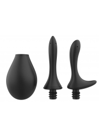 Черный анальный душ Nexus Anal Douche Set с 2 сменными насадками - Nexus Range - купить с доставкой в Сергиевом Посаде