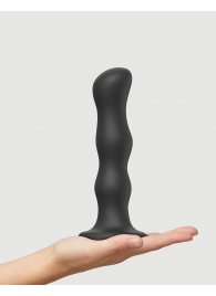 Черная насадка Strap-On-Me Dildo Geisha Balls size XL - Strap-on-me - купить с доставкой в Сергиевом Посаде