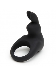 Черное эрекционное виброкольцо Happy Rabbit Rechargeable Rabbit Cock Ring - Happy Rabbit - в Сергиевом Посаде купить с доставкой