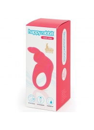 Розовое эрекционное виброкольцо Happy Rabbit Rechargeable Rabbit Cock Ring - Happy Rabbit - в Сергиевом Посаде купить с доставкой