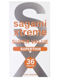 Ультратонкие презервативы Sagami Xtreme Superthin - 36 шт. - Sagami - купить с доставкой в Сергиевом Посаде