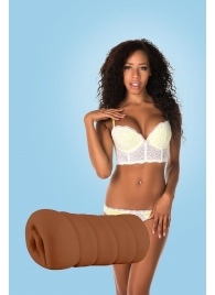 Коричневый мастурбатор-вагина BRIANNA - Dream Toys - в Сергиевом Посаде купить с доставкой