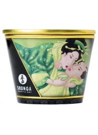 Массажная свеча Exotic Green Tea с ароматом зелёного чая - 170 мл. - Shunga - купить с доставкой в Сергиевом Посаде