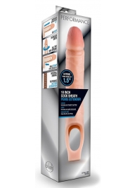 Телесная насадка на пенис 10 Inch Cock Sheath Extender - 25 см. - Blush Novelties - в Сергиевом Посаде купить с доставкой