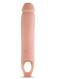 Телесная насадка на пенис 11.5 Inch Cock Sheath Penis Extender - 29,2 см. - Blush Novelties - в Сергиевом Посаде купить с доставкой