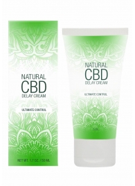 Крем-пролонгатор Natural CBD Delay Cream - 50 мл. - Shots Media BV - купить с доставкой в Сергиевом Посаде