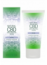 Крем для мастурбации для мужчин Natural CBD Masturbation Cream For Him - 50 мл. - Shots Media BV - купить с доставкой в Сергиевом Посаде