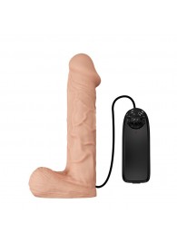 Женский поясной страпон с вибрацией - 26 см. - Baile - купить с доставкой в Сергиевом Посаде