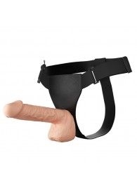 Женский поясной страпон с вибрацией - 26 см. - Baile - купить с доставкой в Сергиевом Посаде