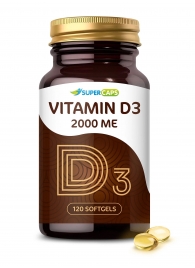 Пищевая добавка SuperCaps VITAMIN D3 2000 ME - 120 капсул - SuperCaps - купить с доставкой в Сергиевом Посаде