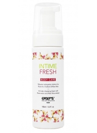 Органическая интимная очищающая пенка Intime Fresh - 150 мл. - Exsens - купить с доставкой в Сергиевом Посаде