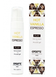 Возбуждающий гель Hot Vanilla Espresso Arousal Gel - 15 мл. - Exsens - купить с доставкой в Сергиевом Посаде