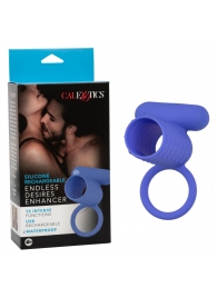 Синее эрекционное виброкольцо Silicone Rechargeable Endless Desires Enhancer - California Exotic Novelties - в Сергиевом Посаде купить с доставкой