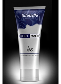 Силиконовая гель-смазка FLIRT MAGIC Ice с лёгким пролонгирующим эффектом - 75 мл. - Sitabella - купить с доставкой в Сергиевом Посаде