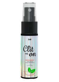 Клиторальный возбуждающий спрей Clit Me On Peppermint - 12 мл. - INTT - купить с доставкой в Сергиевом Посаде