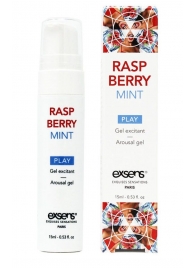 Возбуждающий гель Raspberry Mint с ароматом малины и мяты - 15 мл. - Exsens - купить с доставкой в Сергиевом Посаде