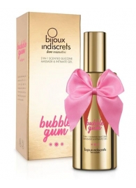 Гель с ароматом жвачки Bubblegum 2-in-1 Scented Silicone Massage And Intimate Gel - 100 мл. - Bijoux Indiscrets - купить с доставкой в Сергиевом Посаде