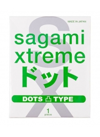 Презерватив Sagami Xtreme Type-E с точками - 1 шт. - Sagami - купить с доставкой в Сергиевом Посаде