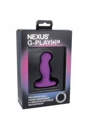 Фиолетовая вибровтулка Nexus G-Play+ M - Nexus Range - в Сергиевом Посаде купить с доставкой