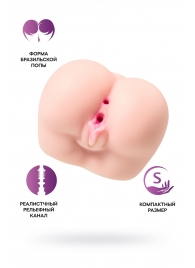 Реалистичный мастурбатор Paula с 2 любовными тоннелями - ToyFa - в Сергиевом Посаде купить с доставкой