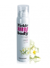 Массажная хрустящая пенка Tickle My Body Monoi с ароматом моной - 150 мл. - Love to Love - купить с доставкой в Сергиевом Посаде