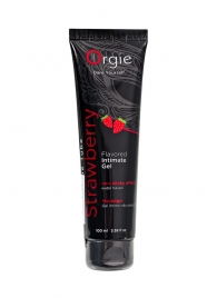 Интимный гель на водной основе Lube Tube Strawberry с клубничным вкусом - 100 мл. - ORGIE - купить с доставкой в Сергиевом Посаде