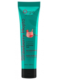 Съедобный интимный гель Orgie Lube Tube Cocktail Strawberry Mojito - 100 мл. - ORGIE - купить с доставкой в Сергиевом Посаде