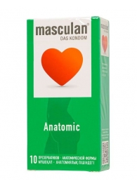 Презервативы анатомической формы Masculan Anatomic - 10 шт. - Masculan - купить с доставкой в Сергиевом Посаде