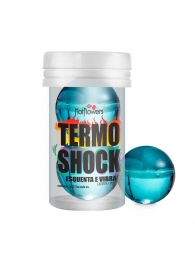 Интимный гель Termo Shock Hot Ball с разогревающе-покалывающим эффектом (2 шарика по 3 гр.) - HotFlowers - купить с доставкой в Сергиевом Посаде