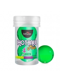 Лубрикант на силиконовой основе Hot Ball Plus с покалывающим эффектом (2 шарика по 3 гр.) - HotFlowers - купить с доставкой в Сергиевом Посаде