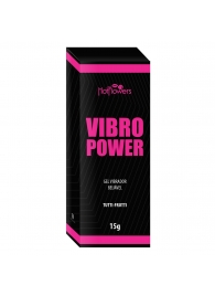 Жидкий вибратор Vibro Power со вкусом тутти-фрутти - 15 гр. - HotFlowers - купить с доставкой в Сергиевом Посаде