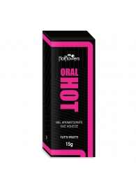 Гель для оральных ласк Oral Hot с согревающим эффектом - 15 гр. - HotFlowers - купить с доставкой в Сергиевом Посаде