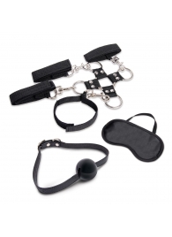 Набор для фиксации из 7 предметов Hogtie   Ball Gag Kit - Lux Fetish - купить с доставкой в Сергиевом Посаде