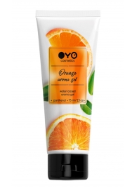 Лубрикант на водной основе OYO Aroma Gel Orange с ароматом апельсина - 75 мл. - OYO - купить с доставкой в Сергиевом Посаде