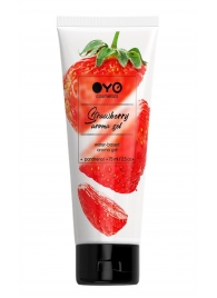 Лубрикант на водной основе OYO Aroma Gel Strawberry с ароматом клубники - 75 мл. - OYO - купить с доставкой в Сергиевом Посаде